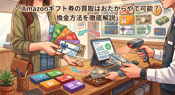 Amazonギフト券の買取はおたからやで可能？換金方法を徹底解説